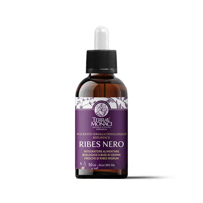 Ribes nero biologico macerato con idroglicerolo – 50 ml – Alcol 30% Vol.
