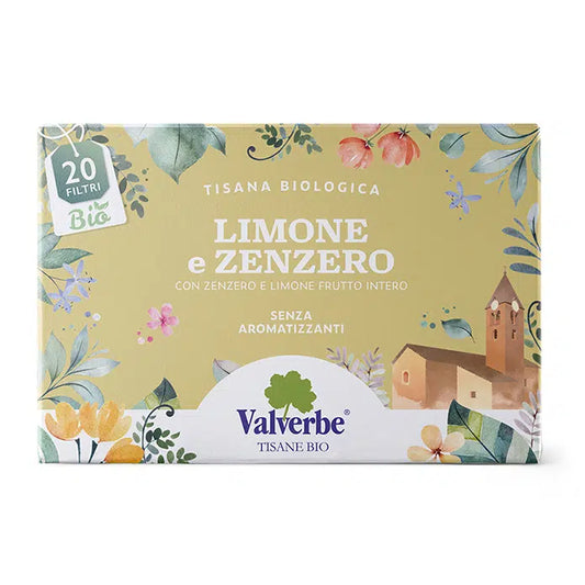 Tisana Limone e Zenzero Valverbe 30g-20 Filtri