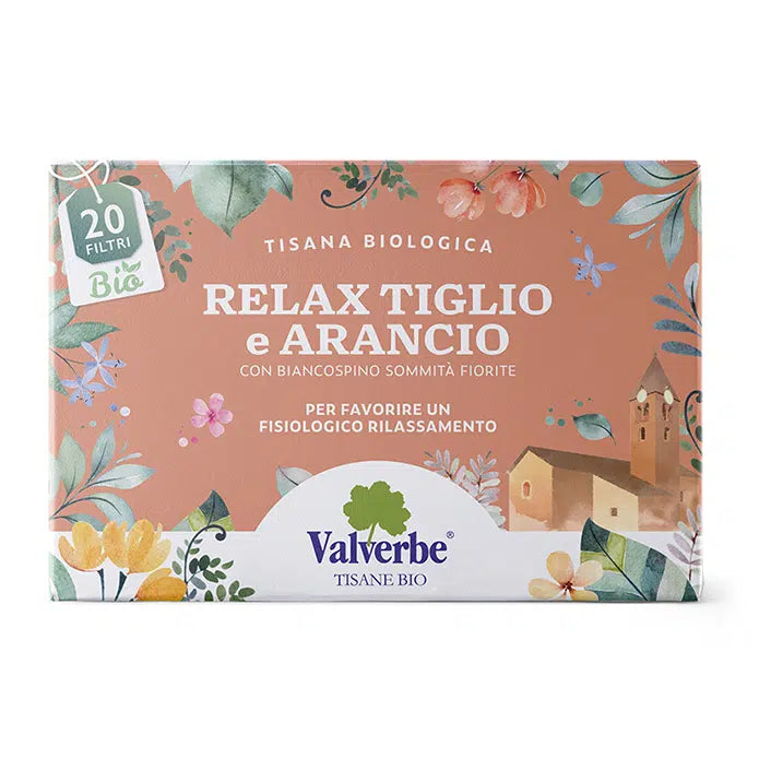 Tisana Relax Tiglio e Arancio – Valverbe-20g-20 Filtri